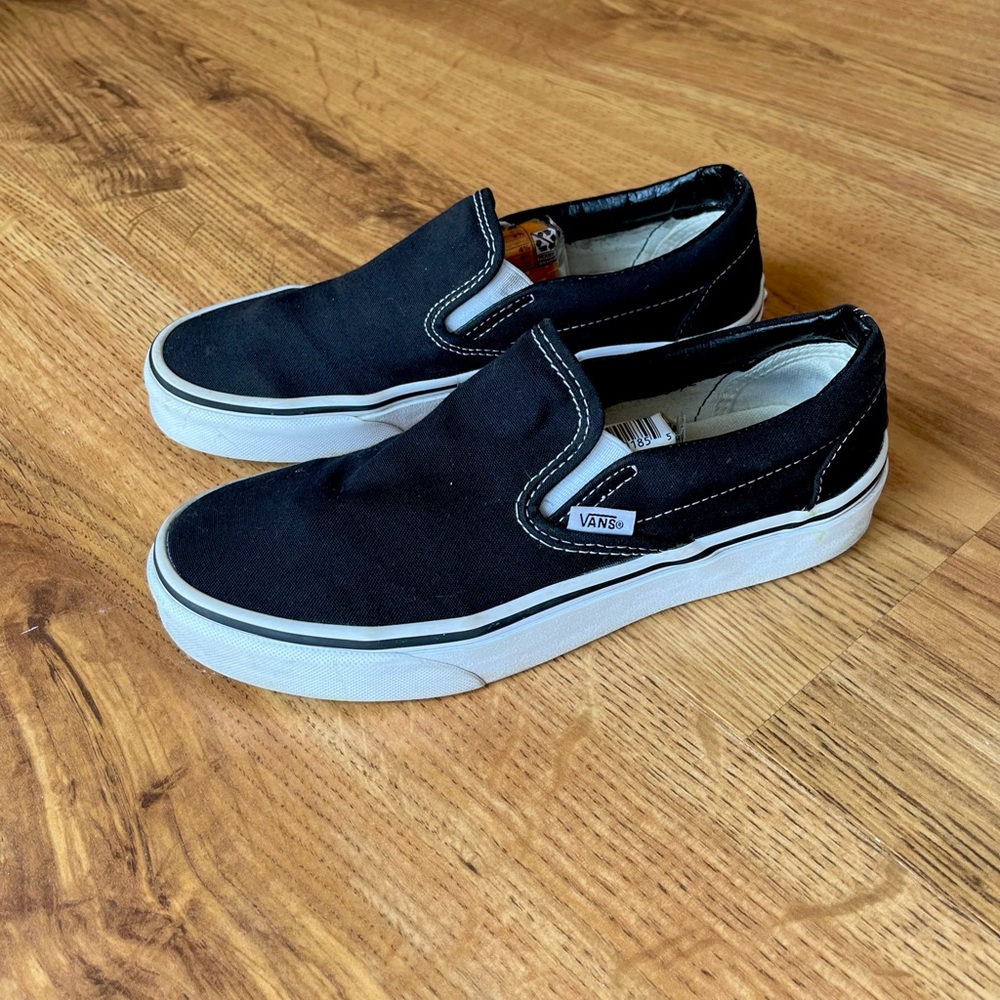 Black Slipon Vans
